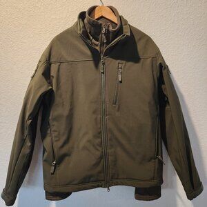 Mens xl softshell jacket and liner
